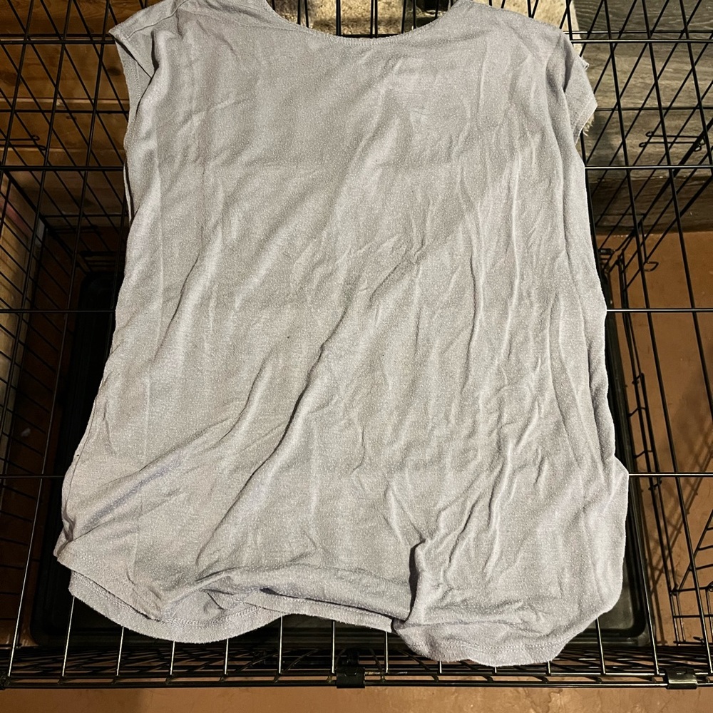 Blue t shirt blouse